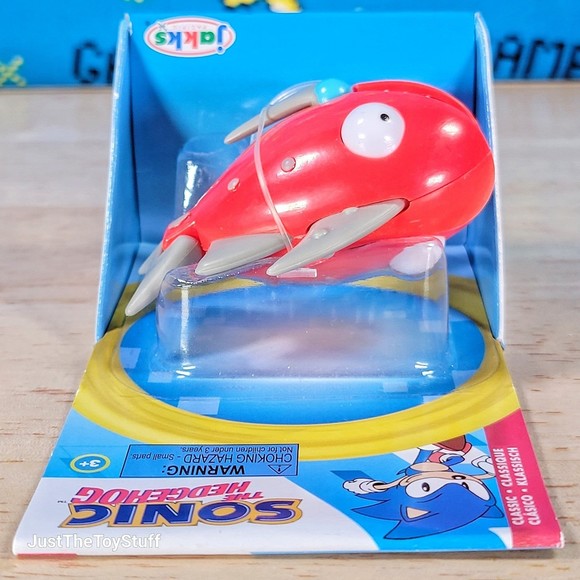 Jakks Pacific Sonic the Hedgehog Chopper 2.5" Collectible Video Game Figure New - Picture 8 of 11